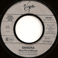 Sandra : Stop For A Minute (7", Single)