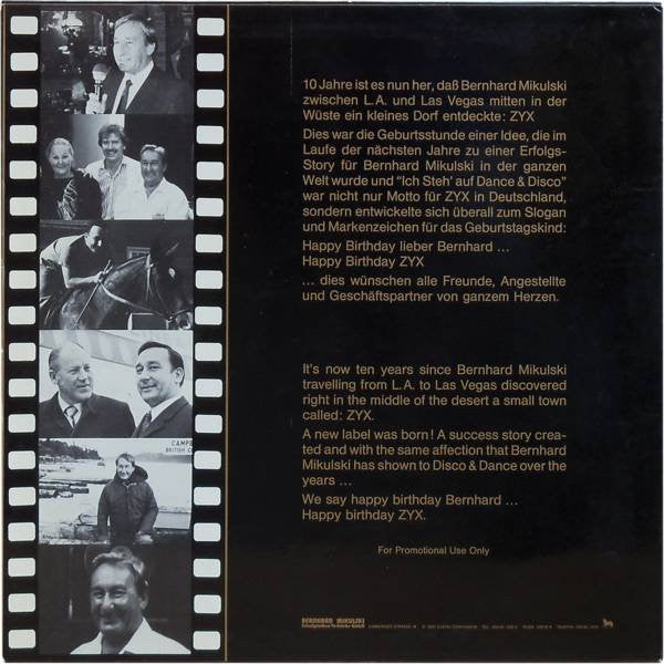 Various : ZYX Chronicle 10 Jahre Anniversary (LP, Comp, Promo)
