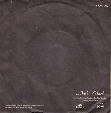 Jon & Vangelis : I'll Find My Way Home (7", Single)
