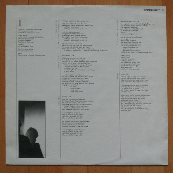 Chris Rea : Water Sign (LP, Album, Red)
