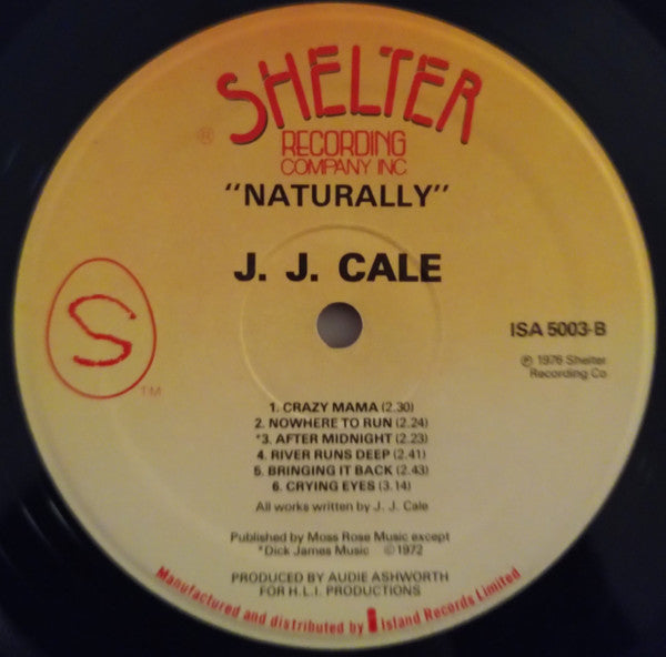 J.J. Cale : Naturally (LP, Album)