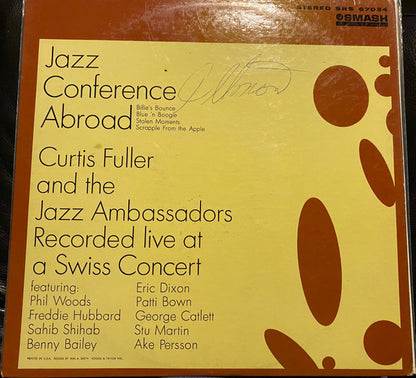 Curtis Fuller And The Jazz Ambassadors : Jazz Conference Abroad (LP, Album)