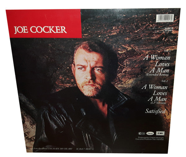 Joe Cocker : A Woman Loves A Man (Extended Remix) (12", Maxi)