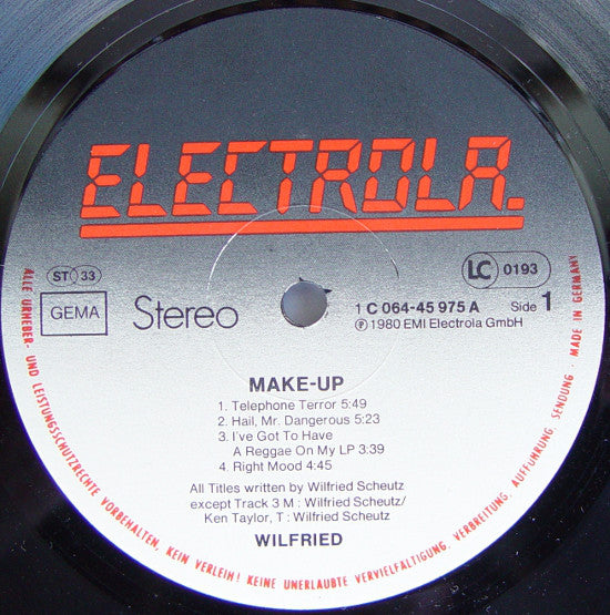 Wilfried : Make-up (LP, Album, Gat)