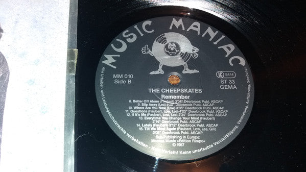 Cheepskates* : Remember (LP, Album)