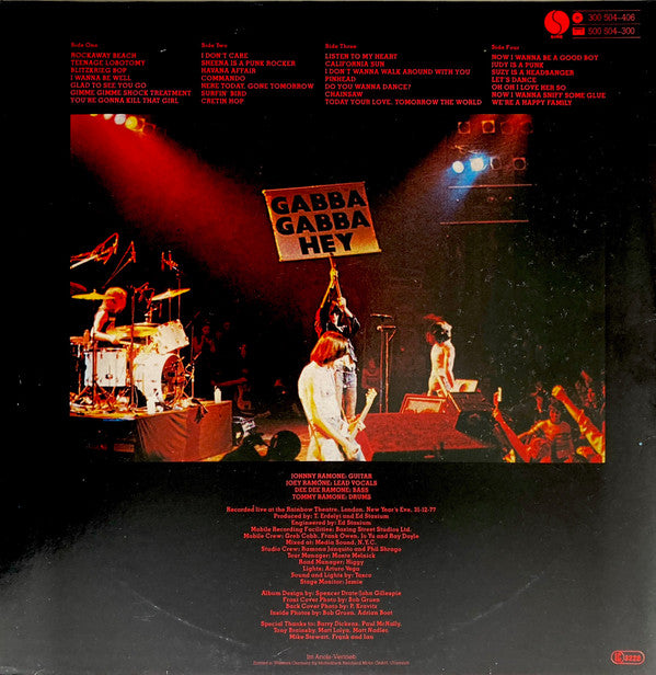 Ramones : It's Alive (2xLP, Album, Gat)