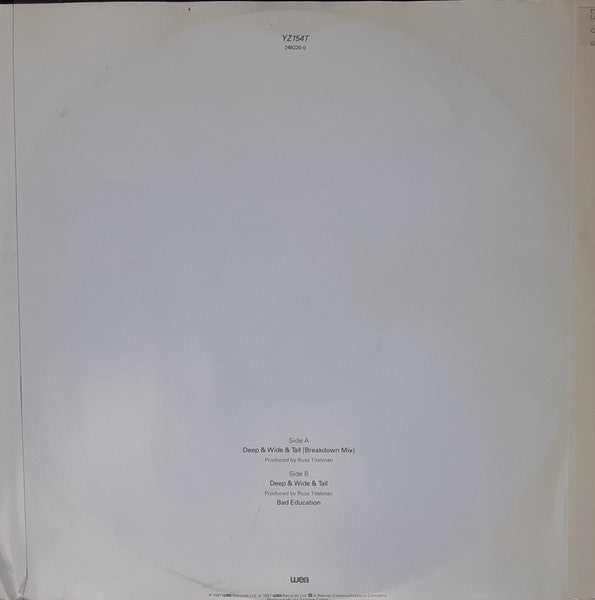 Aztec Camera : Deep & Wide & Tall (12", Single)
