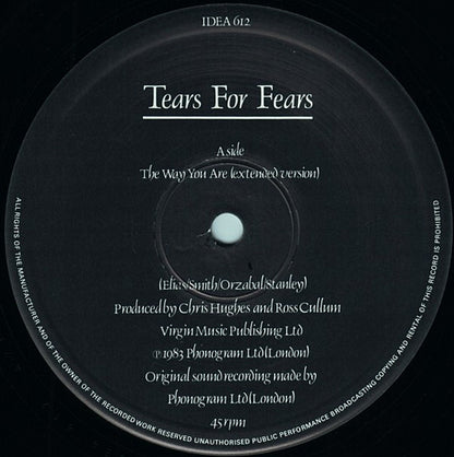 Tears For Fears : The Way You Are (12", Single)