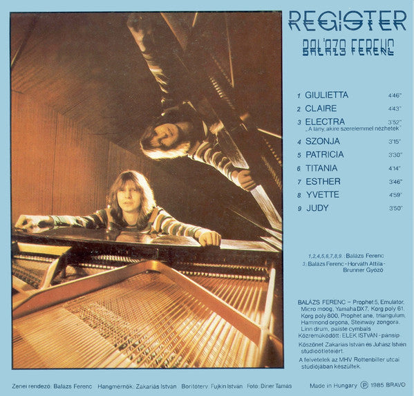 Balázs Ferenc : Register (LP, Album)