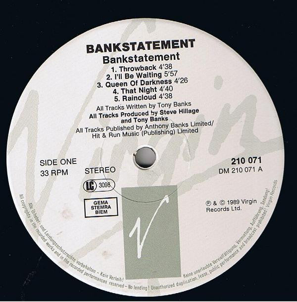 Bankstatement : Bankstatement (LP, Album)
