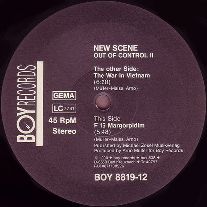 New Scene : Out Of Control II (12")