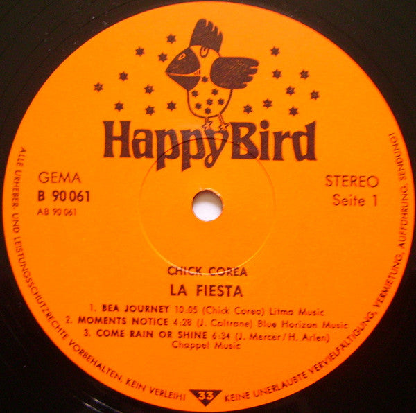 Chick Corea : La Fiesta (LP)