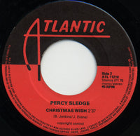 Percy Sledge : Silent Night / Christmas Wish (7", Single, RE)