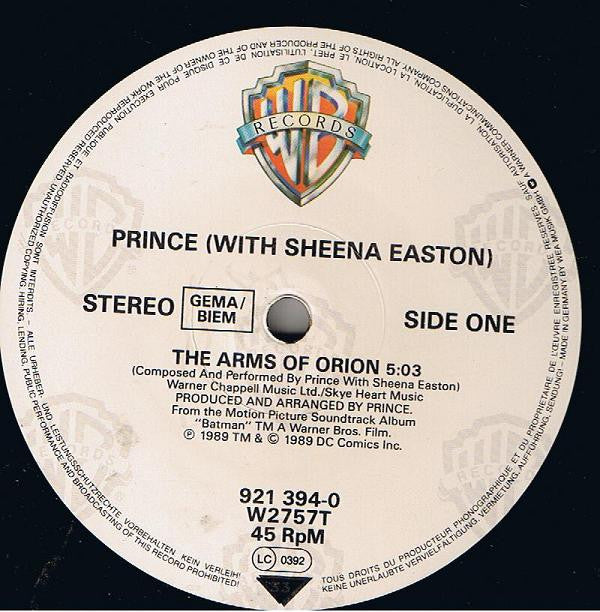 Prince With Sheena Easton : The Arms Of Orion (12", Single)