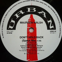 Maureen Walsh : Don't Hold Back (12", Single)