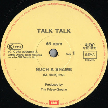 Talk Talk : Such A Shame (12", Maxi)