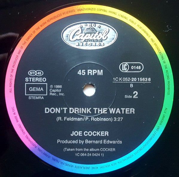 Joe Cocker : Now That You're Gone (12", Maxi)