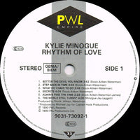 Kylie Minogue : Rhythm Of Love (LP, Album)