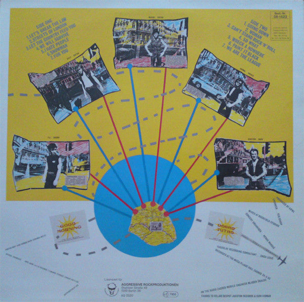 Anti-Nowhere League : Live In Yugoslavia (LP, Album)