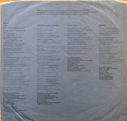 Donald Fagen : The Nightfly (LP, Album)