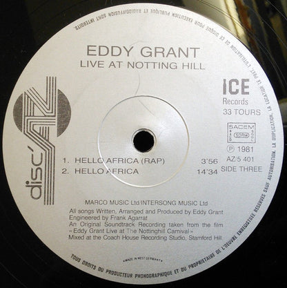 Eddy Grant : Live At Notting Hill (2xLP, Album, Gat)