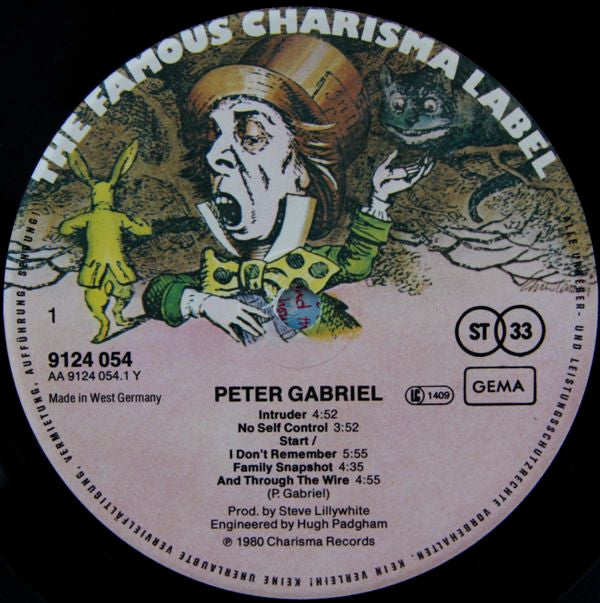 Peter Gabriel : Peter Gabriel (LP, Album)