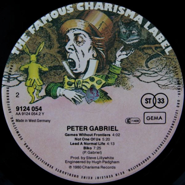 Peter Gabriel : Peter Gabriel (LP, Album)