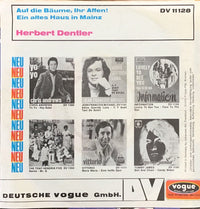 Herbert Dentler : Auf Die Bäume Ihr Affen! (7", RE)
