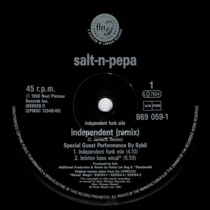 Salt-N-Pepa* : Independent (Remix) (12")