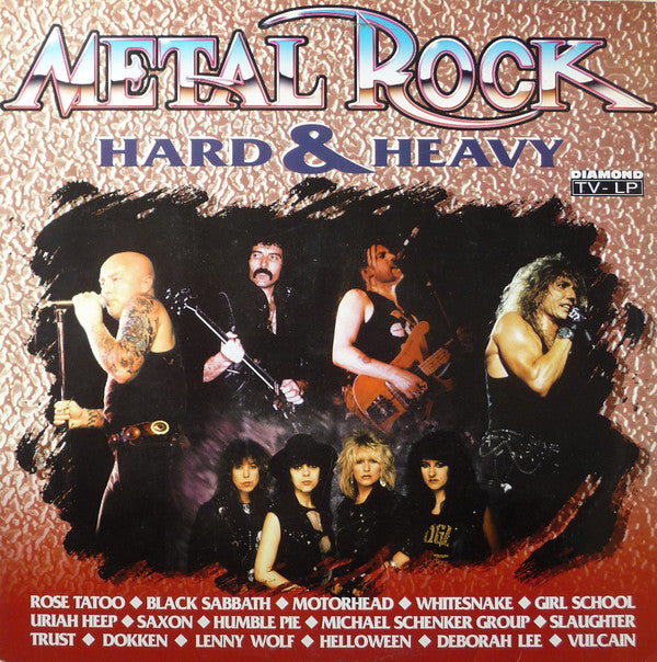 Various : Metal Rock - Hard & Heavy (LP, Comp)