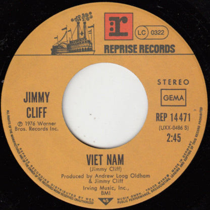 Jimmy Cliff : Viet Nam / The Harder They Come (7", Single)