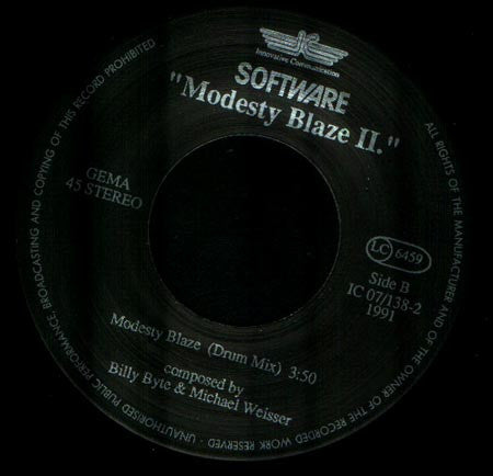 Software : Modesty-Blaze Vol. II (7", Single)