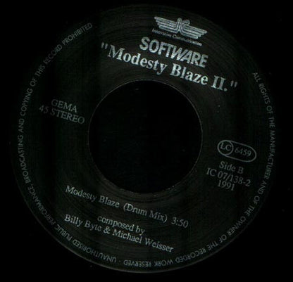 Software : Modesty-Blaze Vol. II (7", Single)