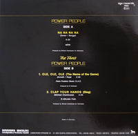 Power People / The Fans : Na Na Na Na / Clap Your Hands (Sieg) / Ole, Ole Ole (The Name Of The Game) (12")