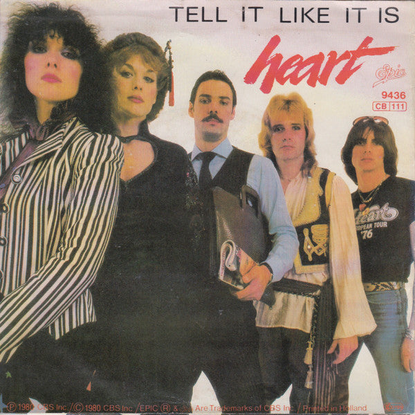Heart : Tell It Like It Is (7", Single)