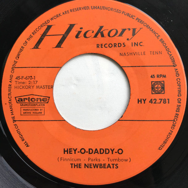 The Newbeats : Hey-O-Daddy-O / Break Away (From That Boy) (7", Single, Och)