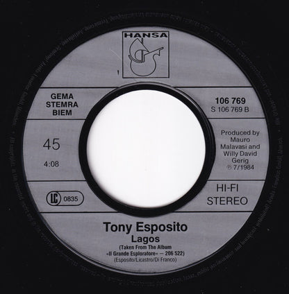 Tony Esposito : Kalimba De Luna (7", Single)