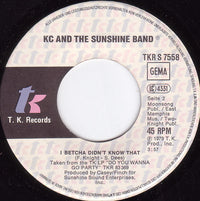 KC And The Sunshine Band* : Please Don't Go (7", Single)