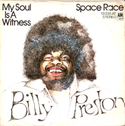 Billy Preston : My Soul Is A Witness / Space Race (7", Single)