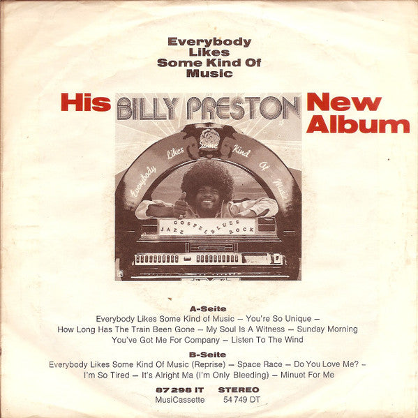 Billy Preston : My Soul Is A Witness / Space Race (7", Single)