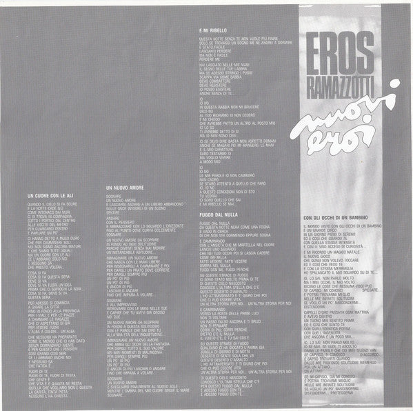 Eros Ramazzotti : Nuovi Eroi (LP, Album)