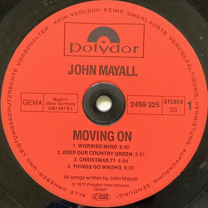 John Mayall : Moving On (LP, Album, RE)