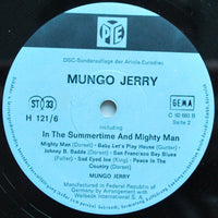 Mungo Jerry : In The Summertime (LP, Album, Club)