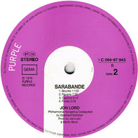 Jon Lord : Sarabande (LP, Album, RP, Die)