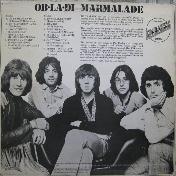 Marmalade* : Ob La Di (LP, Comp)