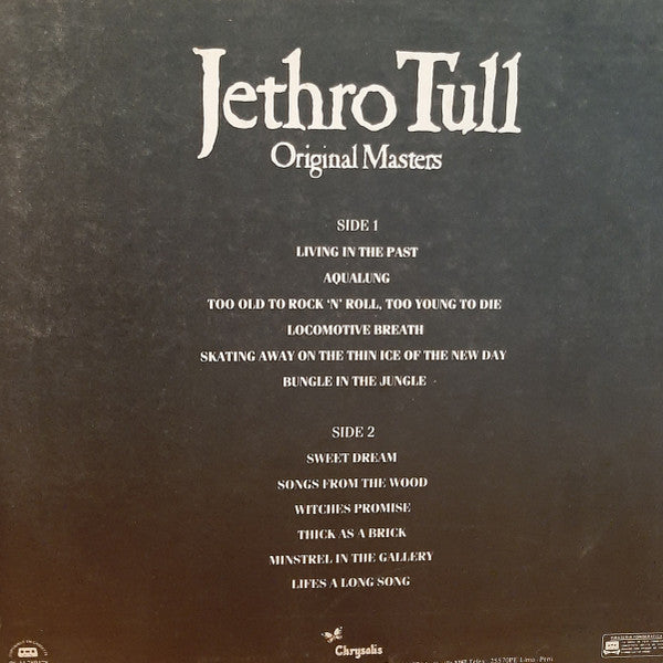 Jethro Tull : Original Masters (LP, Comp)