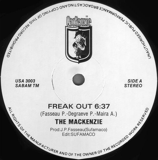 The Mackenzie : Freak Out / No Promises (12")