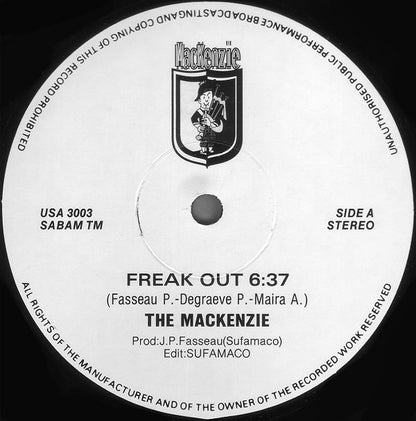 The Mackenzie : Freak Out / No Promises (12")