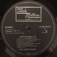 The Temptations : Live (LP, Album)
