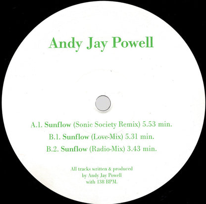 Andy Jay Powell : Sunflow (12")